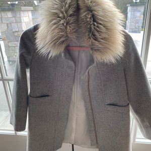 Crew cuts gray wool jacket